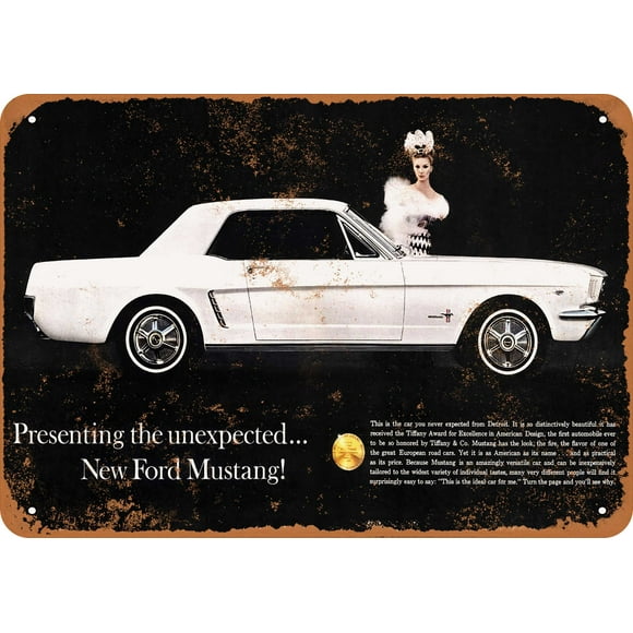 Details about   Classic Mustang Convertible Ford American Muscle Tin Metal Sign 12x16 in